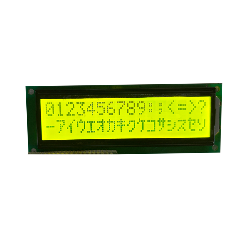Gelbgrünes LCD-Display mit 16 x 2 Zeichen