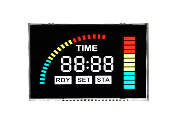 Der unterschiedliche Ansichtswinkel der LCD -Anzeige des Segments