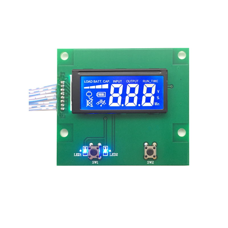 Monochromes LCM-Display, PV-Wechselrichter-Segment-LCD-Bildschirm