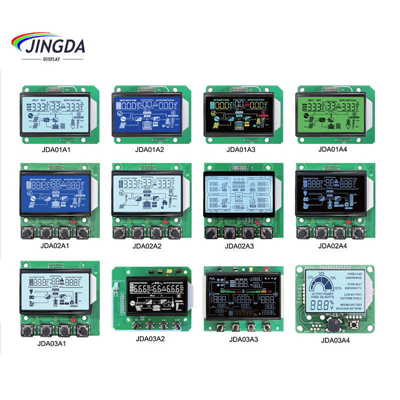 Segment-LCD-Anzeige für PV-Wechselrichter