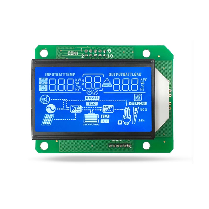 Segment LCD -Anzeige HTN Blue Modul LCM -Anzeige